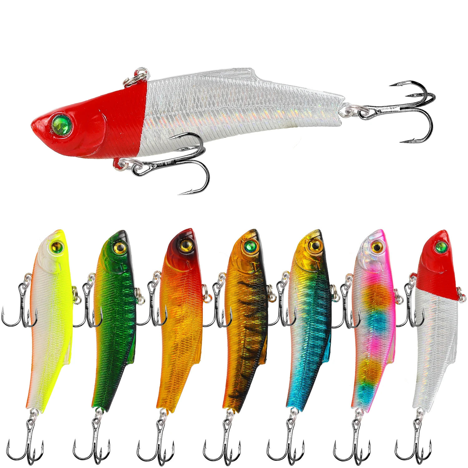 Leurre VIB dur 7cm 18g coulant - Leurre vibrant pour carpe et carnassiers - Accessoire pêche artificielle France