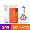 OSRAM Original Headlight Lamps 24V H7 10PCS 100W 62250 PX26d Trucks Bulbs Bus Low Beam High Beam Super Bright 3200K 4
