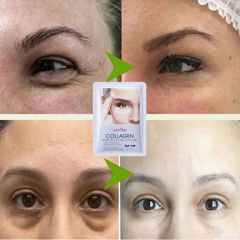 Eyes Bag Remove Collagen Eye Patch Instant Fade Fine Lines Dark Circles Fat Particles Moisturizing Anti-Puffiness Korea Eye Care collagen eye mask eye mask patch