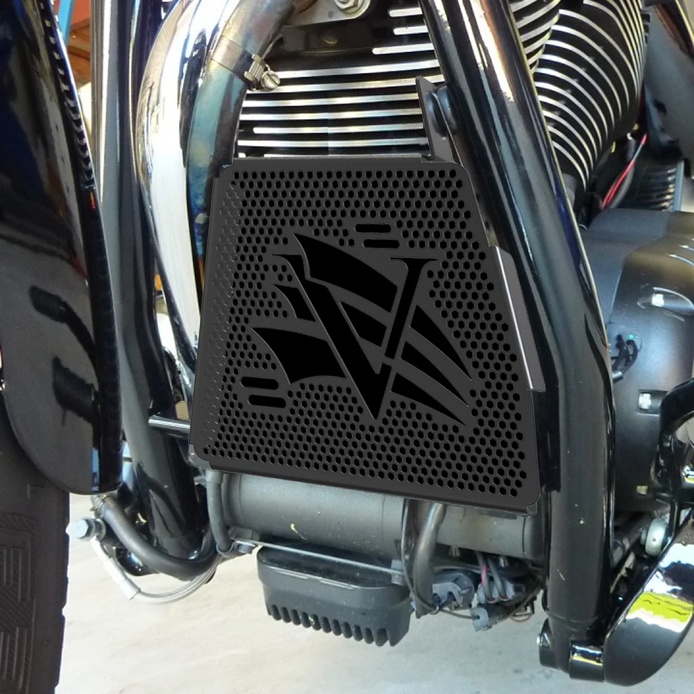 

FOR Victory Cruiser/Hammer / Vegas 8 Ball / King Pin / Judge/ Highball 2008-2023 2024 Motorcycle Radiator Guard Oil Cooler Guard