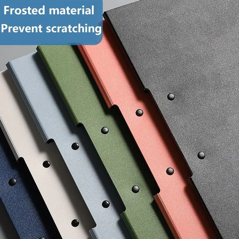 1 pezzo di cartella portadocumenti formato A4, organizer per documenti, clipboard con copertina, cartella per carta formato A4 per affari e scuola, articoli di cancelleria e forniture per ufficio. - immagine 6