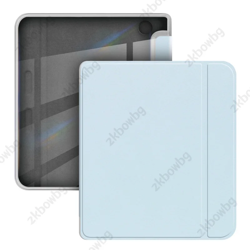 Slim PU Leather Shockproof Smart Case with Clear Back