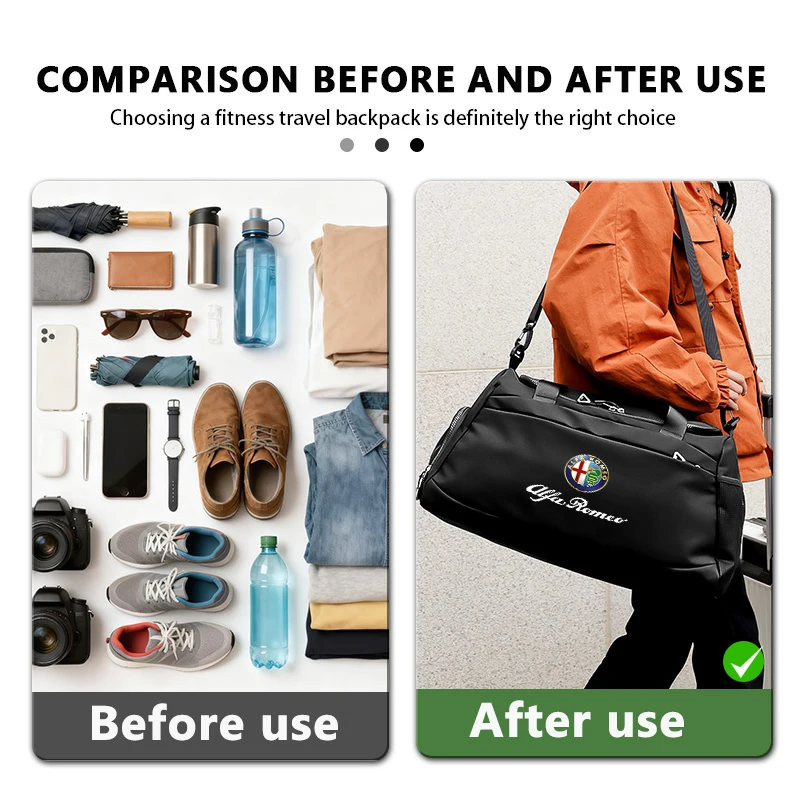 Sport Fitness Gym Bag Waterproof Oxford Duffel Luggage Travel Bag