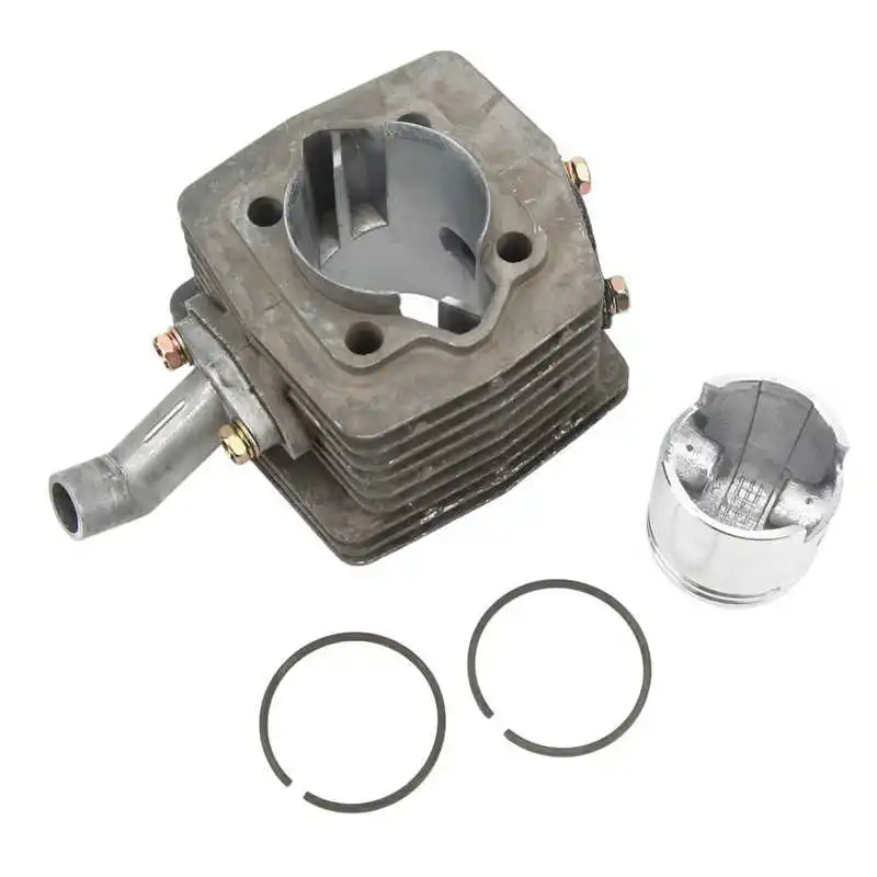 Engine Cylinder Piston Kit Wear Resistant Big Bore Engine Cylinder 47mm Bore Diameter for 80cc 2