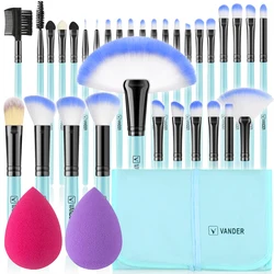 Professional 18/32Pcs Makeup Brushes set Women Cosmetic Concealer eyelashes Powder Blush Soft Fluffy Blending Brush Beauty Tool