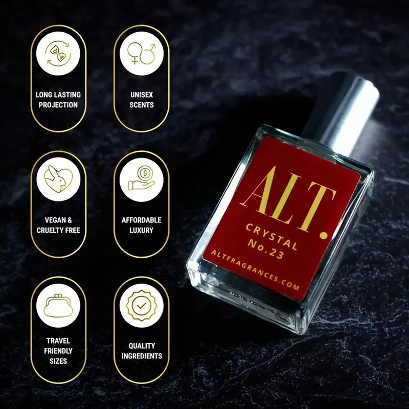 ALT. Crystal No.23 Unisex Eau de Parfum 60ml/2oz Long-lasting floral jasmine amber fragrance 2