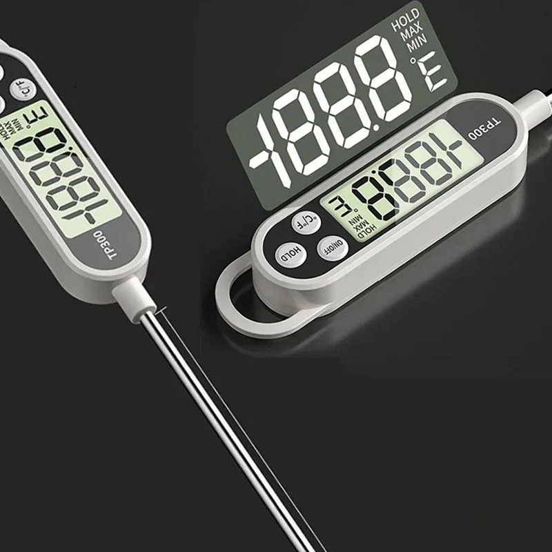 Description Picture 6 of itemFood Thermometer Probe Type Electronic Kitchen Digital Thermometer for Meat Milk Cooking Food BBQ TP300 Temperature Gauge Tool