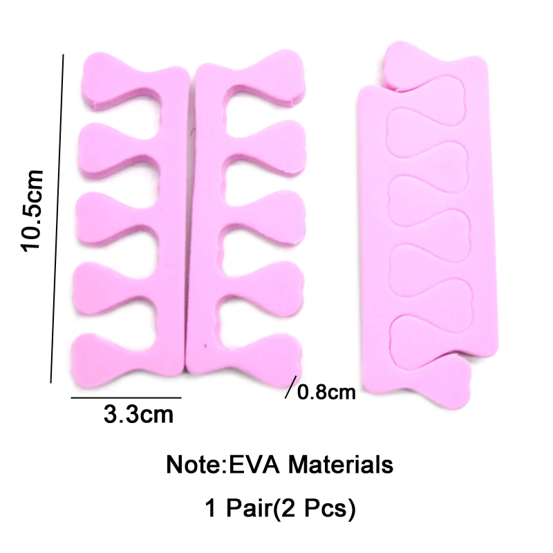 Toe Separators 50pcs (25Pairs) Nail Art Tool Finger Toe Separators