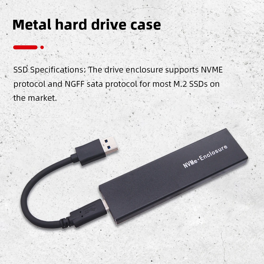    M2 SSD ̽, USB 3.1, M.2 NGFF NVME SSD to CŸ Ŭ, 2230 2242 2260 2280