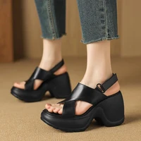 Nouvelles Sandales à Talons Hauts pour Femmes, Chaussures à Plateforme Tendance, Élégantes, Confortables pour la Marche, Escarpins, Chaussures Habillées, Nouveauté Mujer Zapatillas 1