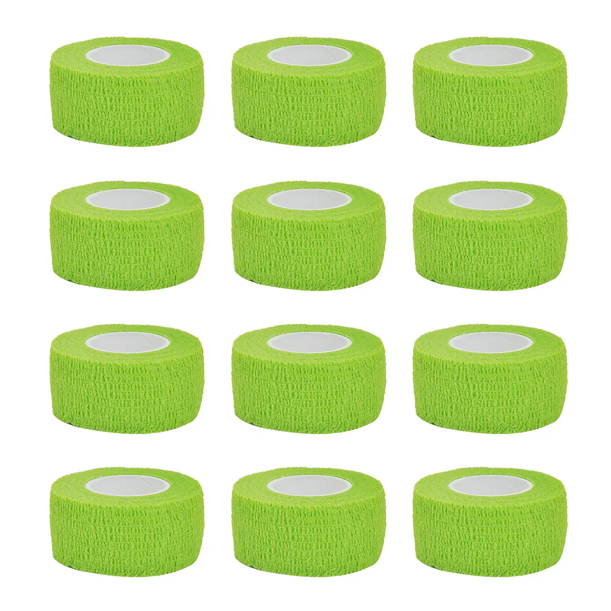 Waterproof Medical Therapy Self Adhesive Bandage Muscle Tape Finger Joints Wrap First Aid Kit Pet Elastic Grass green