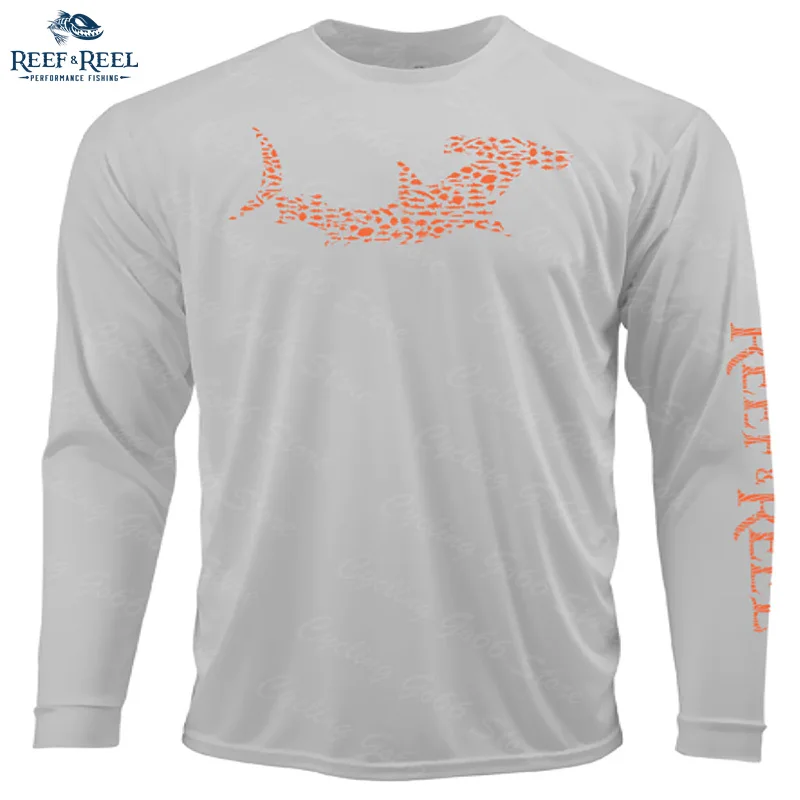 REEF&REEL Fishing Shirt Long Sleeve Uv Protection Lightweight