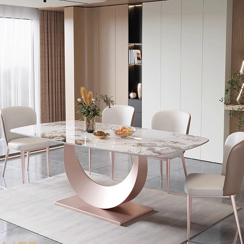 

Luxury Designer Dining Table Console Vintage Modern High Coffee Tables Small Apartment Mesas De Comedor Living Room Furniture