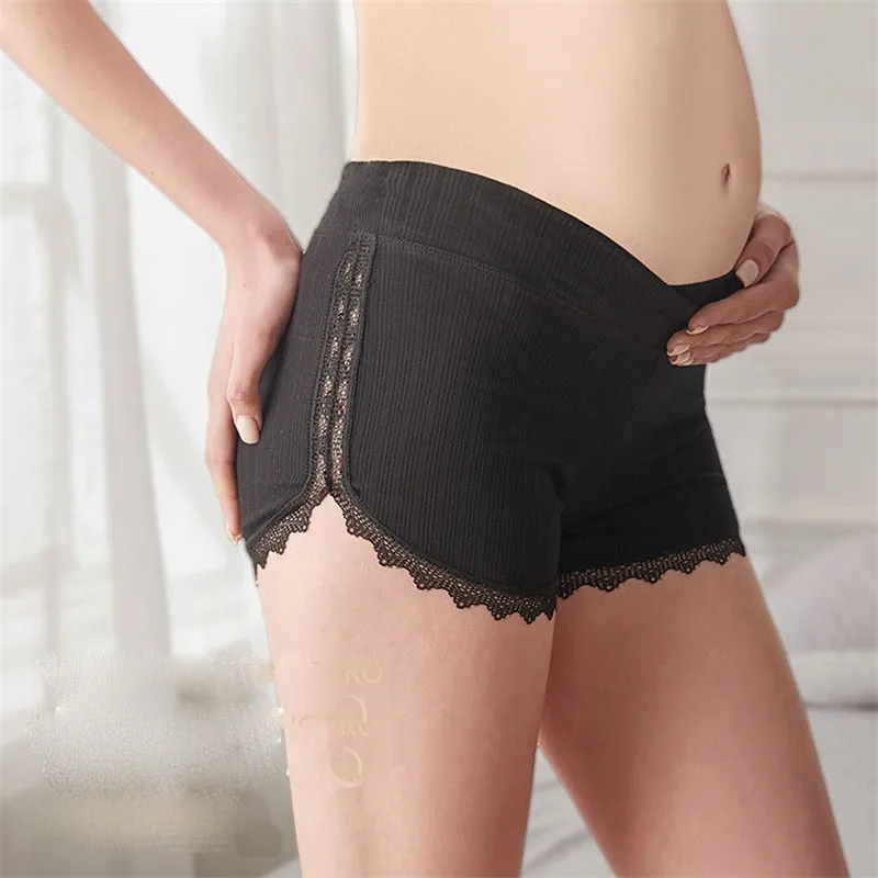 

Pregnant women safety pants anti-lighting Maternity summer thin section belly support leggings during pregnancy wear shorts