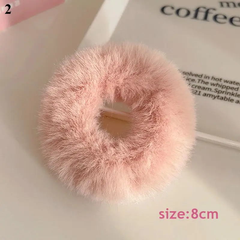 Valentinstag Haargummis, 3 Stück, Rosa Seide - Romantische Haarbänder Für Damen & Mädchen