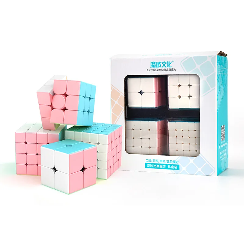[Picube] MoYu Gift Box Cube 2x2 3x3 4x4 5x5 Magic Cube 2x2x2 3x3x3 4x4x4 5x5x5 Gift Box Meilong Speed Bundle Puzzle Cubing