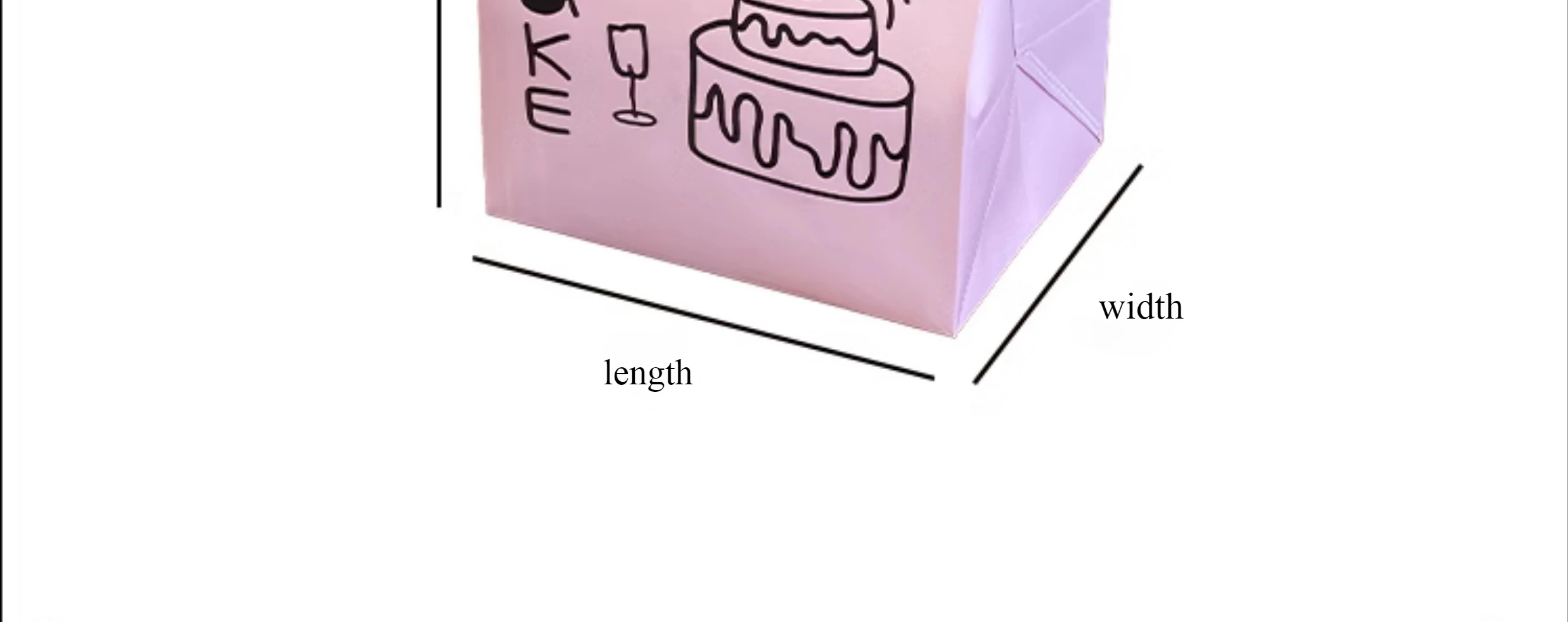 10pcs Disposable Aluminum Foil Insulated Cake Bags – Handheld Takeaway Packaging for 4/... - SKU IFB01644 - UGI Packaging