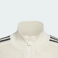 Adidas Originals Cardigan sportif décontracté en tricot crocheté TT pour femme KC6496 2