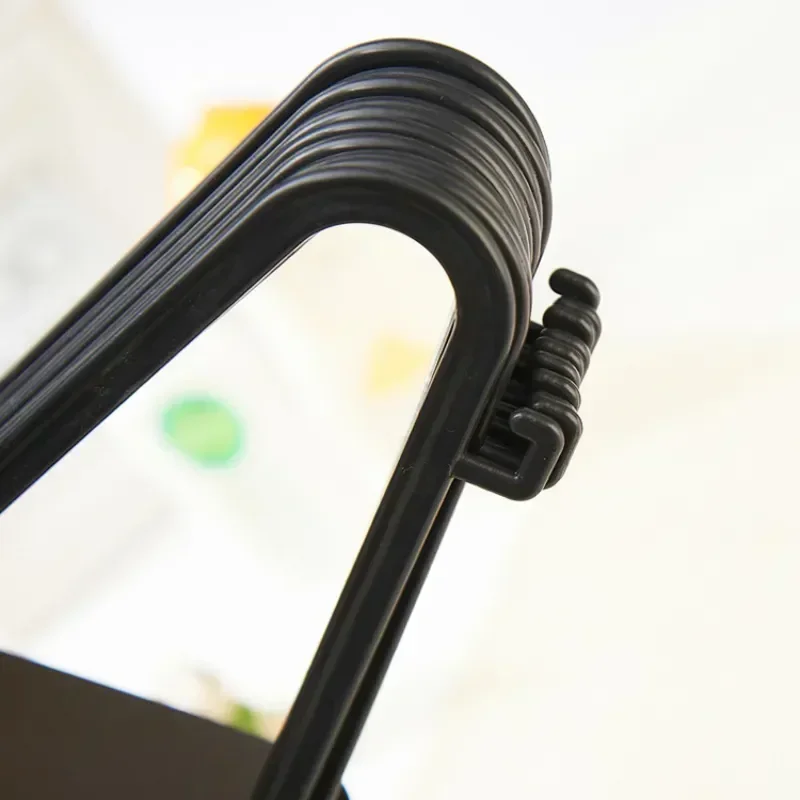 

Multi-function Dry Clothes Organizer Black Hangers Rack for 10pcs/set Wardrobe Closet Coat