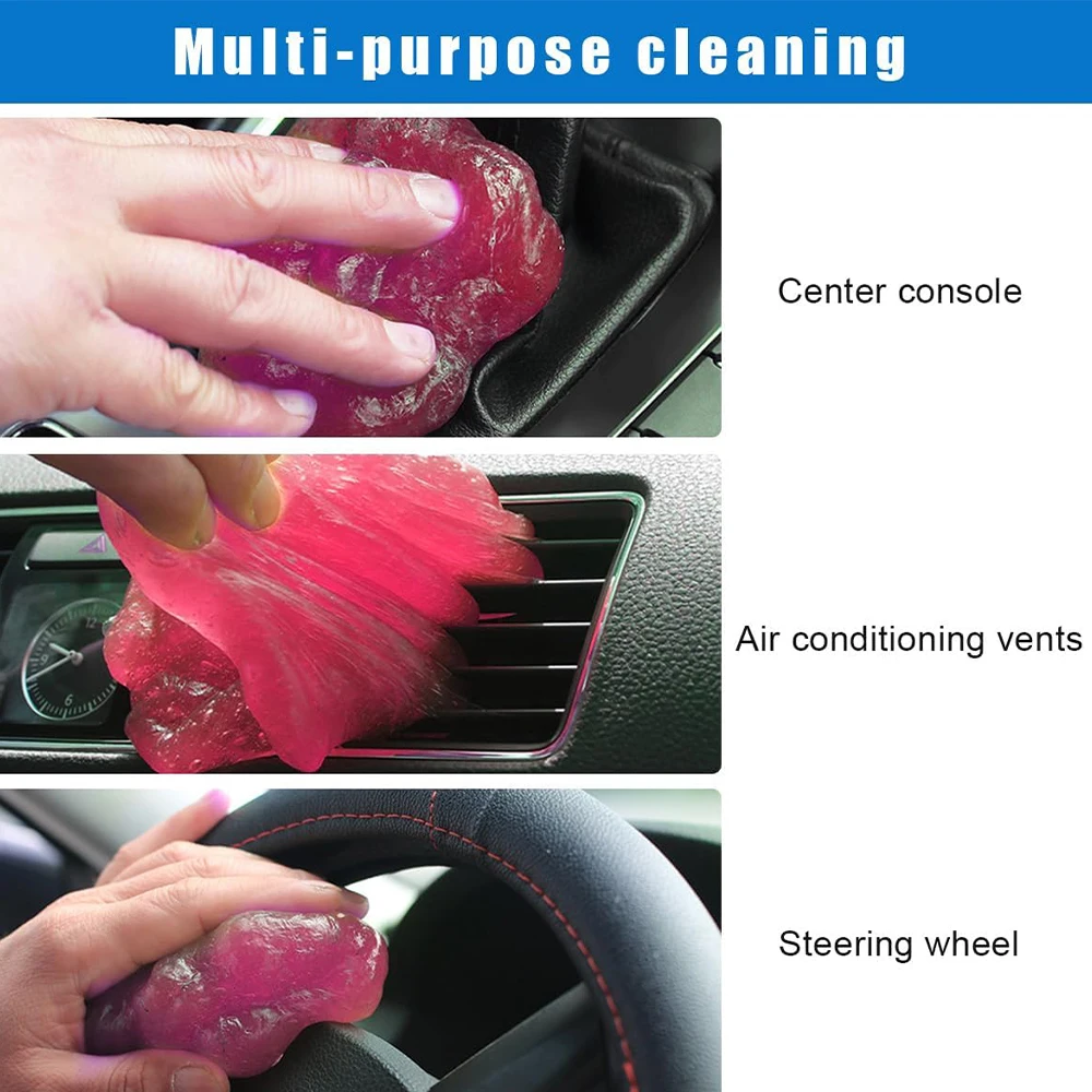 Car Cleaning Gel Auto Crevice Cleaner Slime Keyboard Dust Cleaner for Car Air Vent Interior Detail Removal cleaning gel,car cleaning tool,cleaning magic mud,car detailing cleaner,car cleaning gel