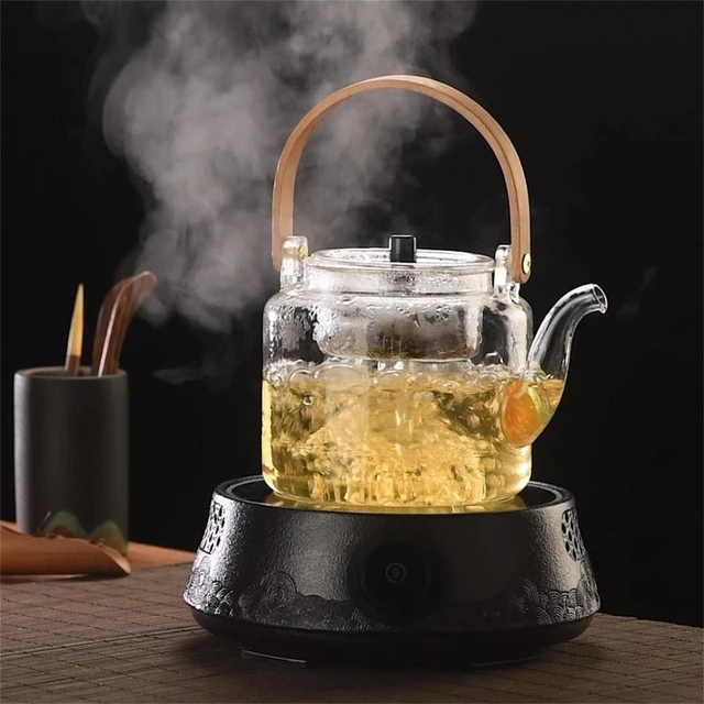 High Borosilicate Glass Teapot With Removable Infuser Clear Heatproof For  Blooming And Loose Leaf 600ml Tea Kettle Tea Pots - Teapots - AliExpress