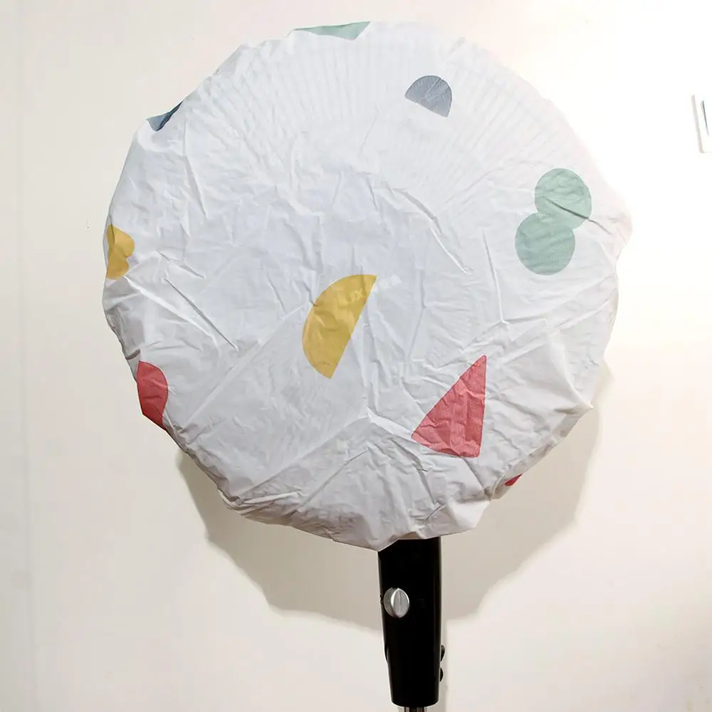 Round Waterproof Home Household Stand Fan Dust Covers Eletric Fan Cover Storage Bag Guard
