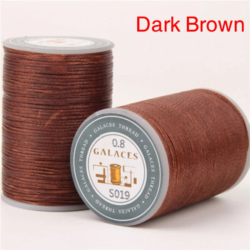 Waxed Thread 0.8mm 90m for Repair Cord String DIY Handmade Sewing Leather Wax Stitching Case Arts waxed thread