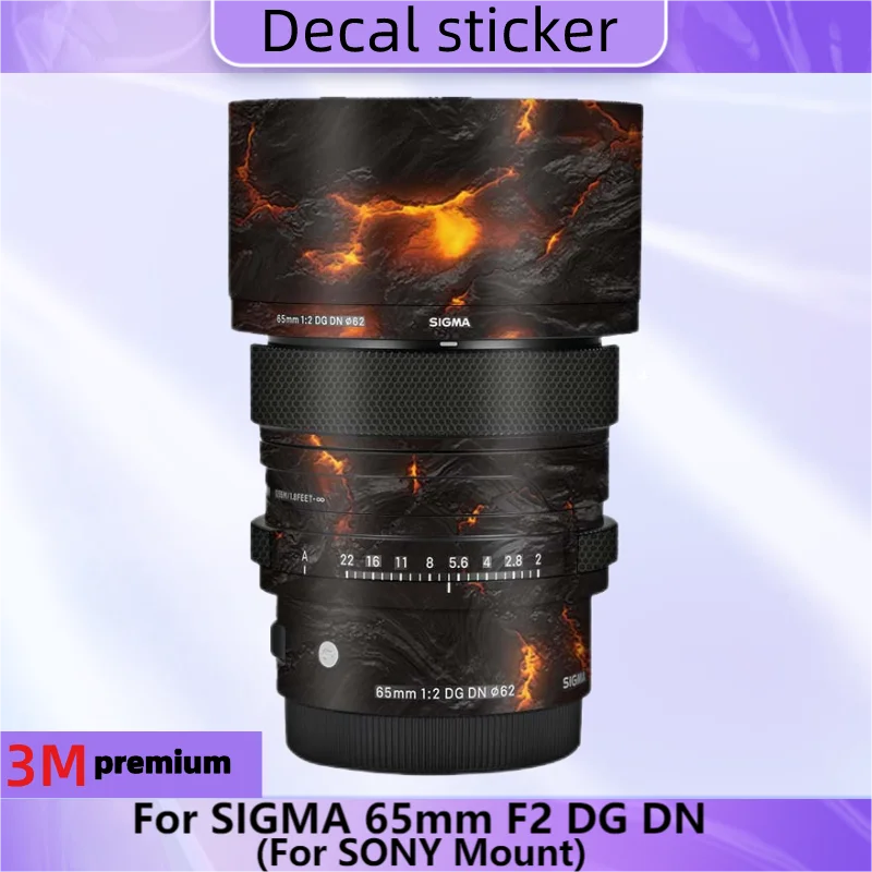 

Для SIGMA 65 мм F2 DG DN для SONY Mount наклейка на рассеиватель Защитная пленка для защиты от царапин защитное покрытие 65 F 2 F/2 DGDN