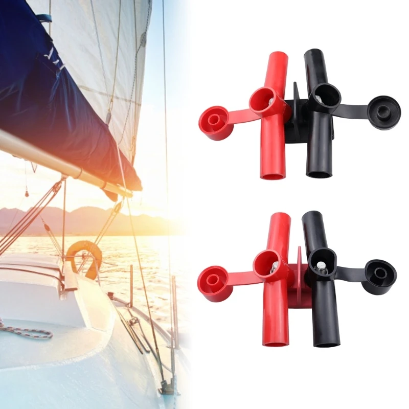 

Heavy Duty Powerpost Cable Connectors with Black & Red Insulator Simple Installs