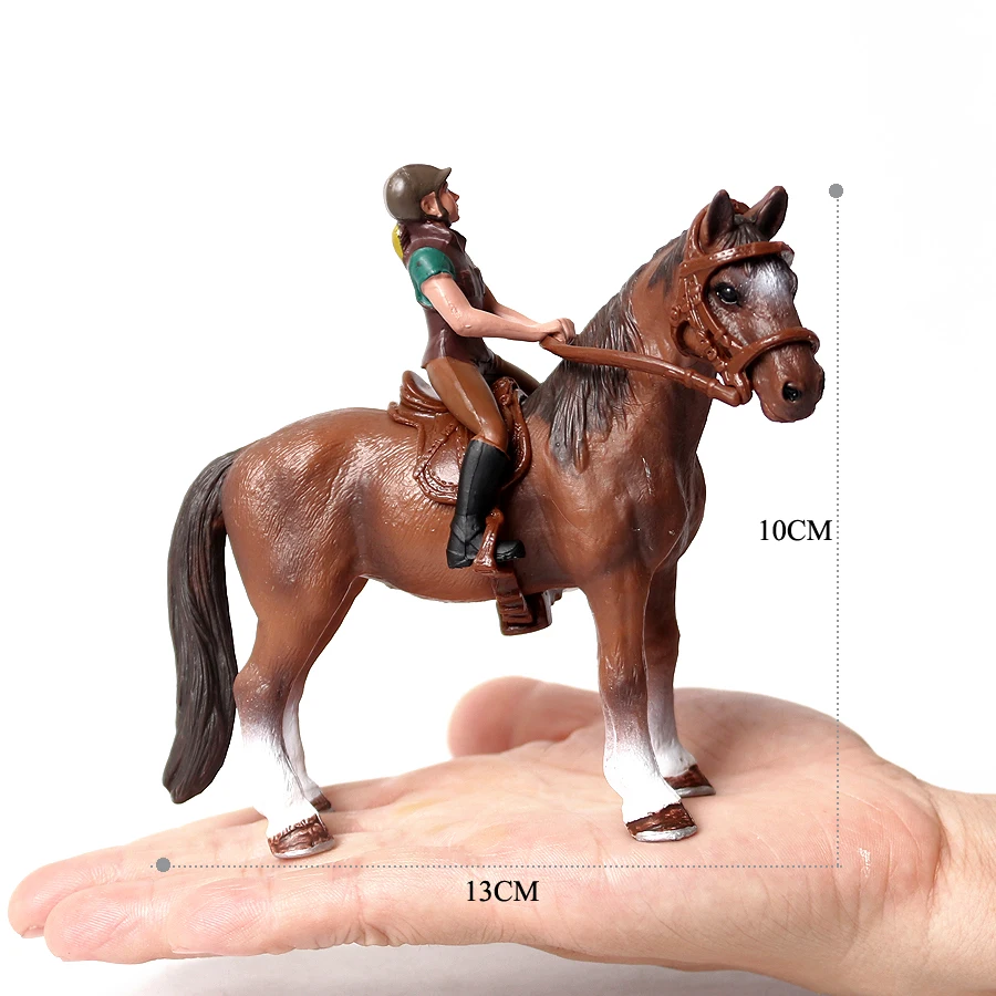 Horse Playset Animal Figurines - Equestrian Adventure Toy Set