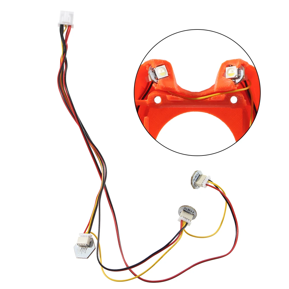 Stealthburner LED 키트 PTFE 배선 하네스 Stealthburner 압출기 NeoPexill RGBW Voron 2.4 Trident 용 미니 버튼 PCB Led