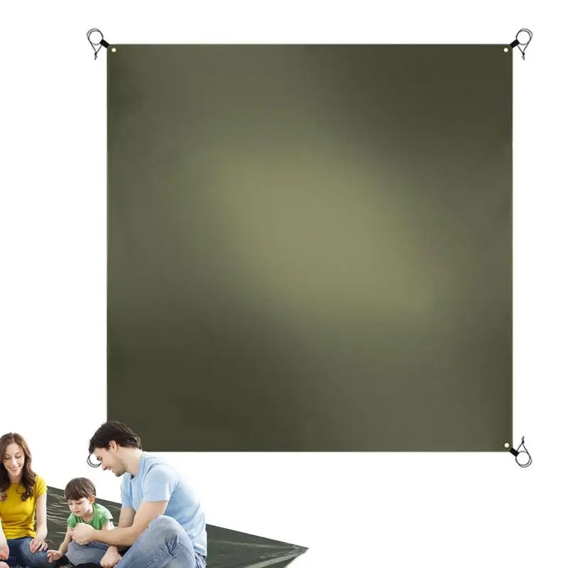 

Camping Tarp Waterproof Waterproof Oxford Cloth Tent Tarp Lightweight Multifunctional Tarp Shelter With Carry Bag For Canopy