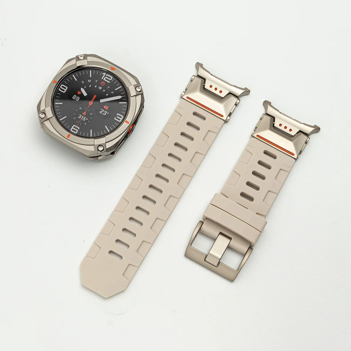 ตัวเลือกสินค้า สายซิลิโคนสุดหรูสำหรับ Samsung Galaxy Watch Ultra 2025