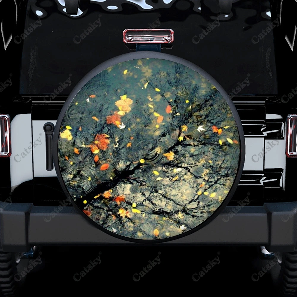 

Аксессуары для автомобиля от дождя и падения на заказ, запасная крышка для шин, водонепроницаемое украшение для колеса, защита для грузовика, внедорожника, прицепа, 14-17 дюймов