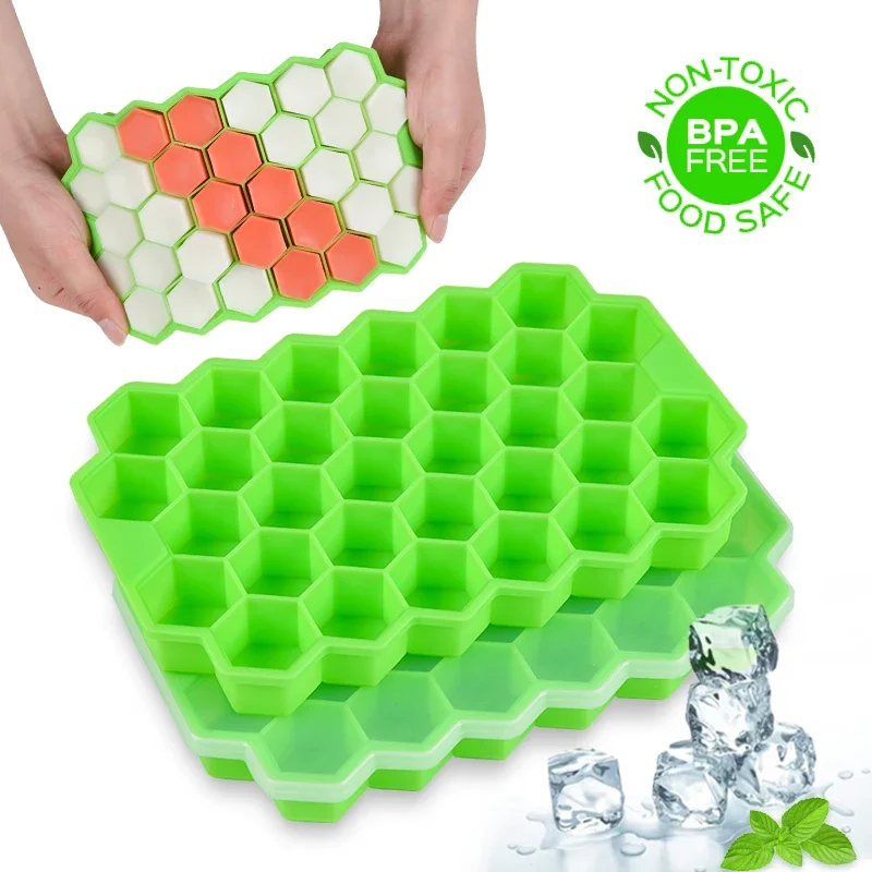 

Creative Ice Cube Tray Silicone Ice Cube Mold For Ice Maker for Summer Freezer Whiskey Cocktail gadgets for kitchen accessories