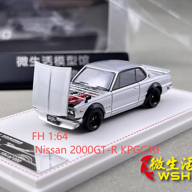 FH 1:64 스케일: 합금 자동차 모형, 2000 GT-R KPGC10 합금 오픈탑 자동차 모형
