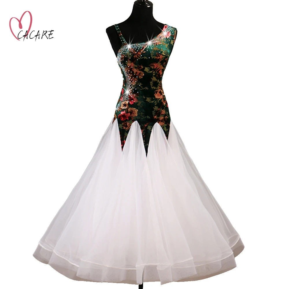 

Женское платье для бальных танцев, длинное вечернее платье для вальса, современный костюм для стандартных танцев на заказ, D0477