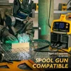 200A 4-in-1 Welder LCD Display Spool Gun Stick Lift TIG Dual Voltage Aluminum Welding Machine 5