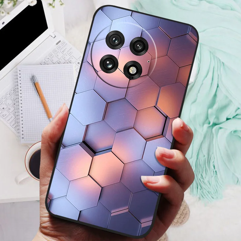 Black TPU Soft Silicone Phone Case with Wolf and Lion Design