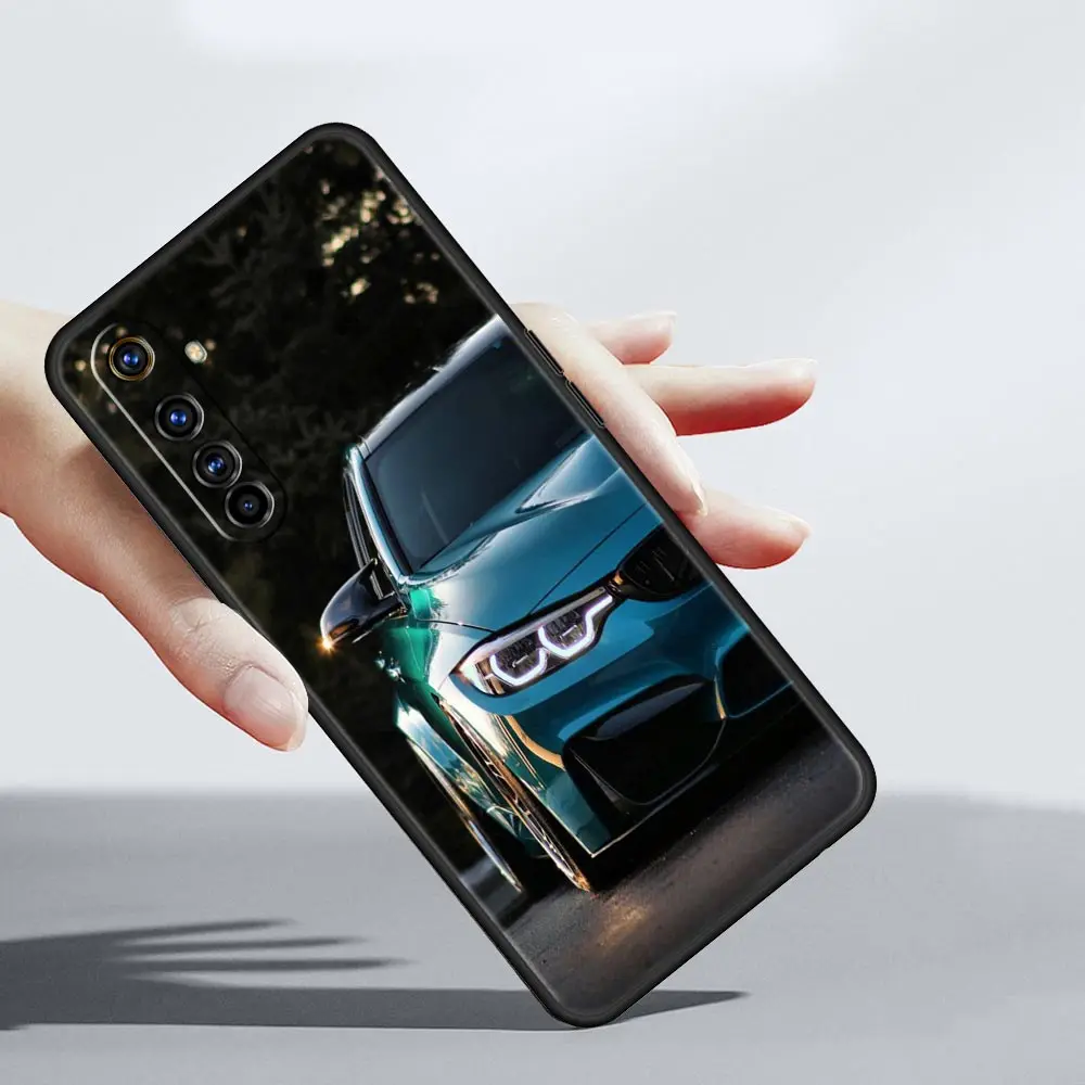 Blue Sports Car Design Phone Case, JDM Inspired - Premium Protective Cover