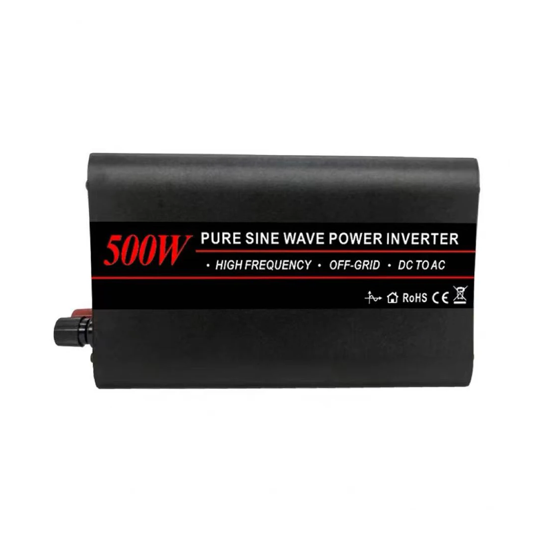 500W Pure Sine Wave Inverter DC12V/24V/48V Peak power 1000W Inverter AC100-120V