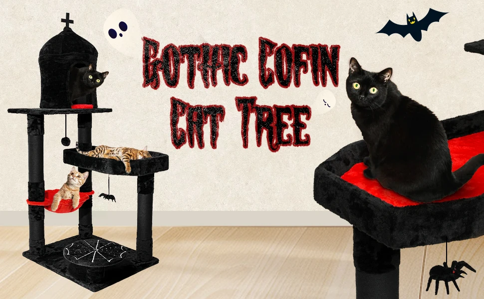gothic cat tree