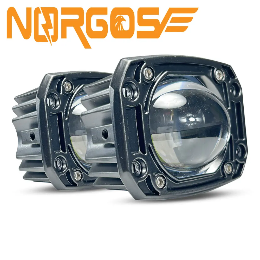 NORGOS 안개등 픽업 트럭 LED 포드, 지프 카마즈 스카니아 벤츠 DAF..