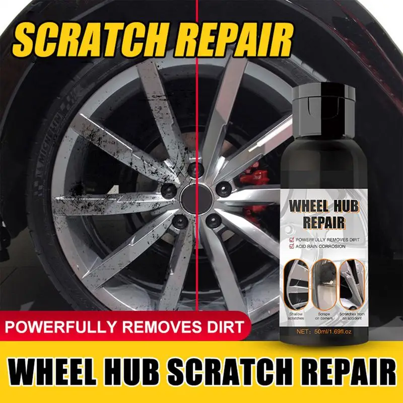 50ml Car Wheel Hub Scratch Repair Wax Auto Body Grinding Compound Anti Scratch Wax Car Repairing And Polishing Kit