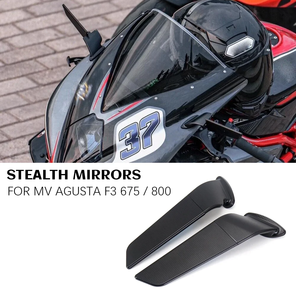 Per Mv Agusta F3 800 Accessori Specchietti Stealth F3 675 Aletta Regolabile Per Parti Mv Agusta F3 675 / 800