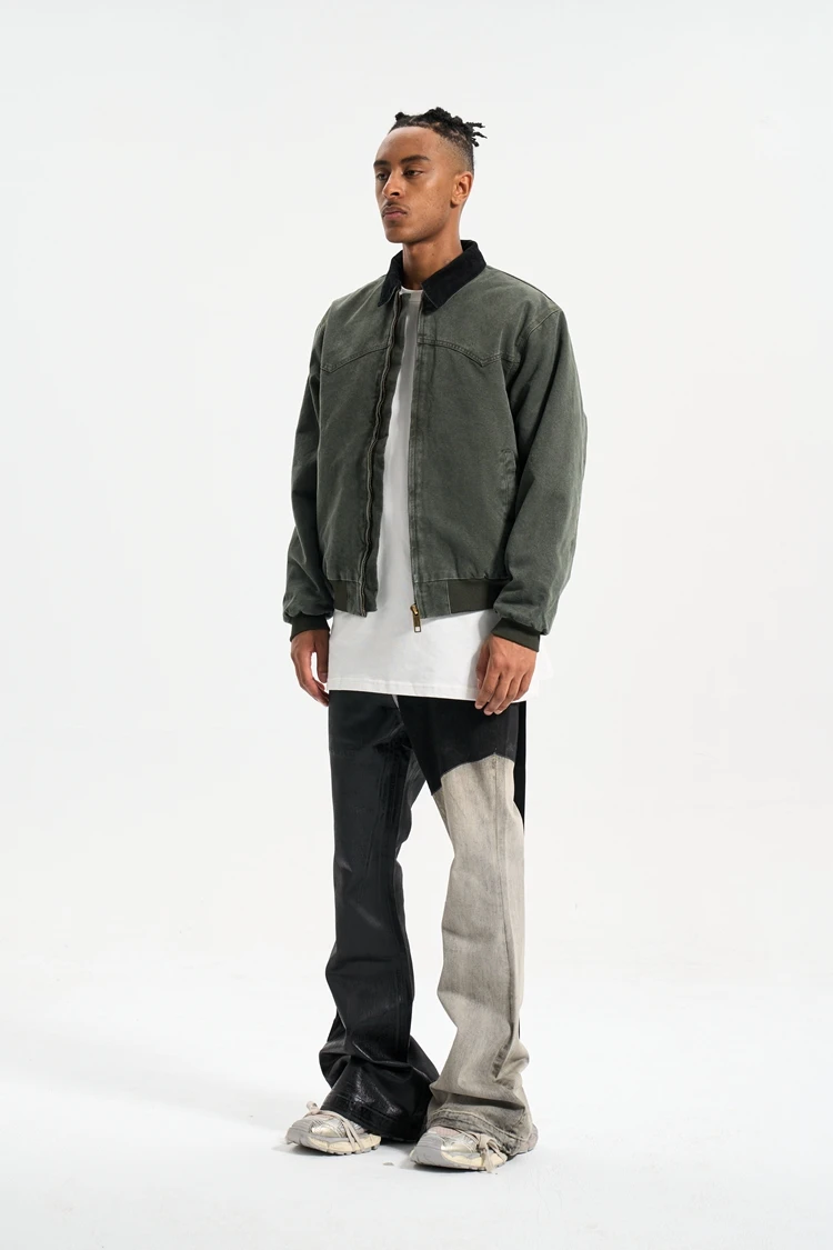 2023ss High Street Patchwork Micro Flared Jeans Y2k Pants Vintage Casual Sweatpants Men Trousers Streetwear Clothing Clothes