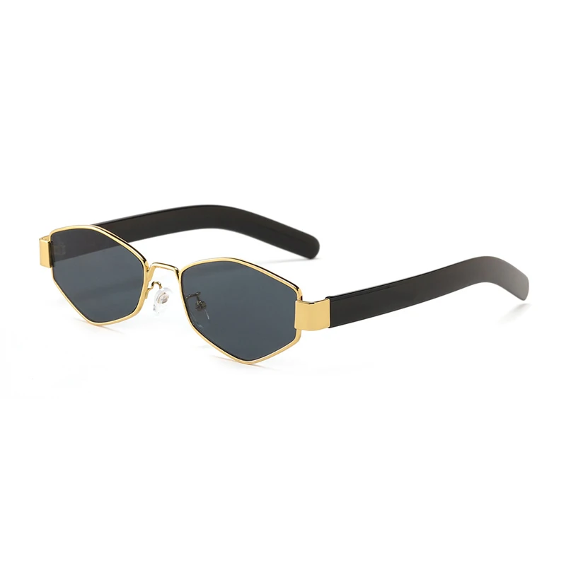 

DOISYER 2022 Fashion custom designer brand small frame polygon metal material sunglasses for women