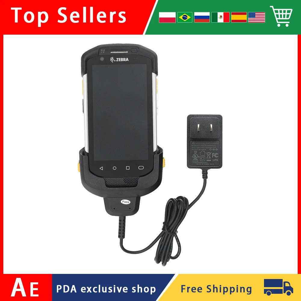 Cabo de Carregamento para Símbolo Zebra Tc72 Tc77 Tc70 Tc75 Substitui Chg-tc7x-cbl101