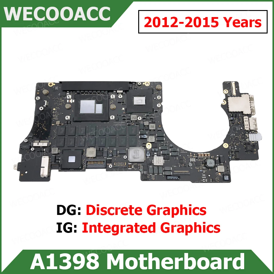 Tested A1398 Motherboard For Macbook Pro Retina 15" Logic Board CPU i7 8GB 16GB 2012 2013 2014 2015 Year | Компьютеры и офис