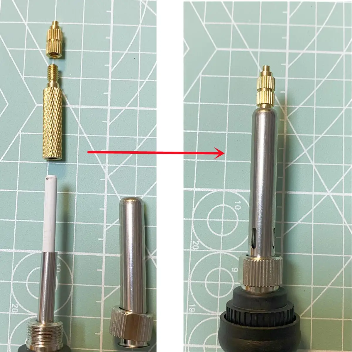Brass Insert Nut Heat Set Insert Soldering Iron Tip Kit For Plastic